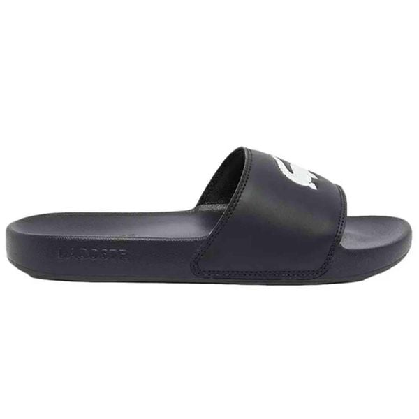Klapki Sportowe Damskie Lacoste Serve Slide. Czarne klapki damskie Lacoste, bez wzorów, z materiału, eleganckie, bez obcasa. Za 155.20 zł.