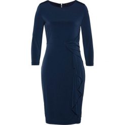 Sukienka shirtowa bonprix ciemnoniebieski. Niebieskie sukienki damskie bonprix, z długim rękawem. Za 129.99 zł.