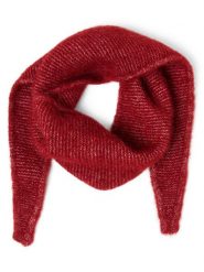 Samsøe Samsøe szalik z dzianiny z zawartością alpaki i merynosów - Sanor Kobiety Wełna merino czerwony, ONE SIZE. Czerwone szaliki i chusty damskie Samsøe & Samsøe, bez wzorów, z dzianiny. Za 199.95 zł.