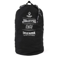 Plecak Ground Game Ikizama Pearl w klimacie BJJ. Czarne plecaki damskie GROUND GAME, bez wzorów, z bawełny. Za 159.99 zł.