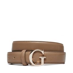 Pasek Damski Guess. Brązowe paski damskie Guess, z aplikacjami. Za 159.99 zł.