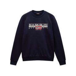 Bluza z kapturem Napapijri B-Aylmer C. Niebieskie bluzy męskie Napapijri, m, bez wzorów, z kapturem. W wyprzedaży za 306.00 zł.