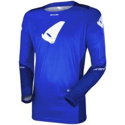 UFO PLAST MX Skyline koszulka męska długi rękaw V-neck niebieska L. Niebieskie bluzki z długim rękawem męskie UFO PLAST, l, bez wzorów, casualowe, bez kołnierzyka, bez ramiączek. Za 375.65 zł.