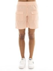 Odzież sportowa z sznurek regulacyjny na co dzień. Czerwona szorty sportowe damskie LEONE 1947 APPAREL, s, bez wzorów, sportowe, na fitness i siłownię. Za 84.16 zł.