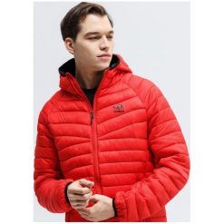 Umbro Kurtka Steel , czerwony, rozmiar L. Czerwone kurtki męskie Umbro, na zimę, l, bez wzorów, bez kaptura. Za 229.99 zł.
