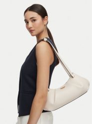 Guess Torebka Amorette HWBG78 98080 Kremowy. Białe torebki do ręki damskie Guess, z aplikacjami, ze skóry, bez dodatków. Za 544.99 zł.
