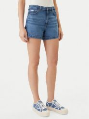 Guess Jeans Szorty jeansowe W5GD0S D5O13 Niebieski Regular Fit. Niebieskie szorty damskie Guess Jeans, s, z aplikacjami, z bawełny. Za 299.99 zł.