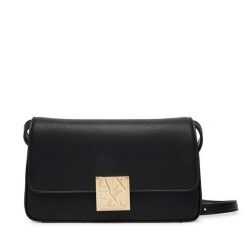 Torebka Armani Exchange. Czarne listonoszki damskie Armani Exchange, bez wzorów, bez dodatków. Za 539.99 zł.