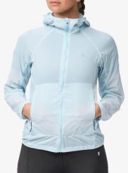 Kurtka przeciwwiatrowa damska Fjallraven Keb Latt Wind Jacket. Niebieskie kurtki damskie Fjällräven, m, bez wzorów, z materiału, bez kaptura. Za 665.49 zł.