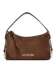 LOVE MOSCHINO Torebka JC4091PP1PLD130A Brązowy. Brązowe torebki do ręki damskie Love Moschino, bez wzorów, ze skóry, bez dodatków. Za 879.99 zł.