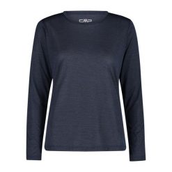 Koszulka damska turystyczna CMP 35N5566. Niebieskie koszulki sportowe damskie CMP, xs, bez wzorów, sportowe, bez kołnierzyka. Za 176.50 zł.