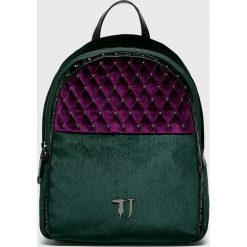 Trussardi Jeans - Plecak. Czarne plecaki damskie TRUSSARDI JEANS, z jeansu. Za 579.90 zł.