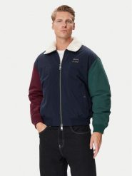 Tommy Jeans Kurtka przejściowa Flag Aviator DM0DM23499 Granatowy Regular Fit. Niebieskie kurtki męskie Tommy Jeans, m, bez wzorów, z jeansu, bez kaptura. Za 899.99 zł.