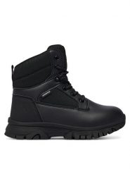 Calvin Klein Śniegowce Lace-Up Bootie V3X5-83190-1485 S Czarny. Czarne buty zimowe chłopięce Calvin Klein, bez wzorów, ze skóry, bez zapięcia. Za 629.99 zł.