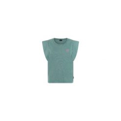 Protest PRTCandi t-shirt - Laurelgreen. Zielone koszulki sportowe damskie Protest, bez wzorów, bez kołnierzyka, bez ramiączek, na fitness i siłownię. Za 257.00 zł.
