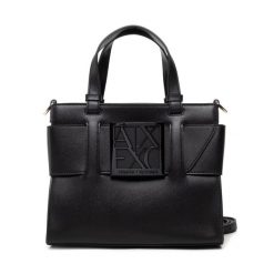 Torebka Armani Exchange. Czarne torebki do ręki damskie Armani Exchange, bez wzorów, klasyczne, bez dodatków. Za 659.99 zł.