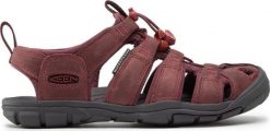 Keen Sandały damskie Clearwater Cnx Leather bordowe r. 40 (KE-1025088). Czerwone sandały damskie Keen, bez wzorów, bez obcasa, bez zapięcia. Za 391.78 zł.