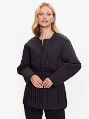 Calvin Klein Kurtka przejściowa K20K205505 Czarny Regular Fit. Czarne kurtki damskie Calvin Klein, s, bez wzorów, z syntetyku, bez kaptura. Za 529.99 zł.