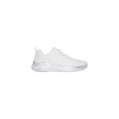 Baskets Femme VAPOR FOAM - MIDNIGHT GLI Skechers WSL 150025 Blanc SKECHERS. Białe obuwie sportowe damskie Skechers, bez wzorów, z materiału, trekkingowe, Skechers Sport. Za 324.00 zł.
