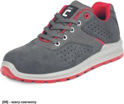 CERVA GRIMMA S1 MF SR - Półbuty z kompozytowym podnoskiem podeszwa z poliuretanu cholewka z skóry zamszowej i materiału tekstylnego - czarny/żółty 40. Czarne półbuty na co dzień męskie CERVA, ze skóry, bez zapięcia. Za 94.25 zł.