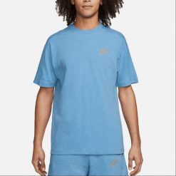 T-Shirt Revival Rozmiar M Niebieski - DM5637-469. Niebieskie t-shirty męskie Nike, m, bez wzorów, z bawełny, bez kołnierzyka. Za 226.90 zł.