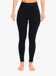 Getry termoaktywne damskie Super.natural Lux Base Tight. Czarne bielizna termoaktywna damska super.natural, l, bez wzorów, z dzianiny, bez ramiączek. Za 439.99 zł.