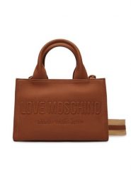 LOVE MOSCHINO Torebka JC4044PP1OLE0200 Brązowy. Brązowe torebki do ręki damskie Love Moschino, bez wzorów, ze skóry, bez dodatków. Za 879.99 zł.