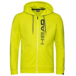 Bluza z kapturem męska Club Fynn. Żółte bluzy sportowe męskie Head, m, bez wzorów, z bawełny, z kapturem, tenisowe. W wyprzedaży za 264.50 zł.