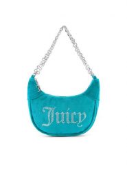Juicy Couture Torebka BEJXT5461WPO Turkusowy. Niebieskie torebki do ręki damskie Juicy Couture, bez wzorów, z materiału, bez dodatków. Za 259.99 zł.