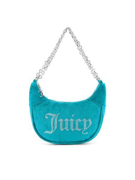 Juicy Couture Torebka BEJXT5461WPO Turkusowy. Niebieskie torebki do ręki damskie Juicy Couture, bez wzorów, z materiału, bez dodatków. Za 259.99 zł.