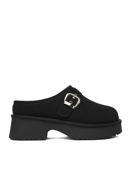 JENNY Klapki CEO-HDR25412-1 Czarny. Czarne kapcie damskie Jenny, bez wzorów, z materiału. Za 149.99 zł.