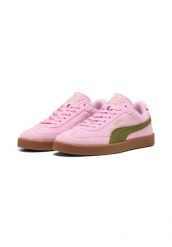 Buty do chodzenia damskie Puma Club II Era. Czerwone obuwie sportowe damskie Puma, bez wzorów, z materiału, trekkingowe. Za 194.35 zł.