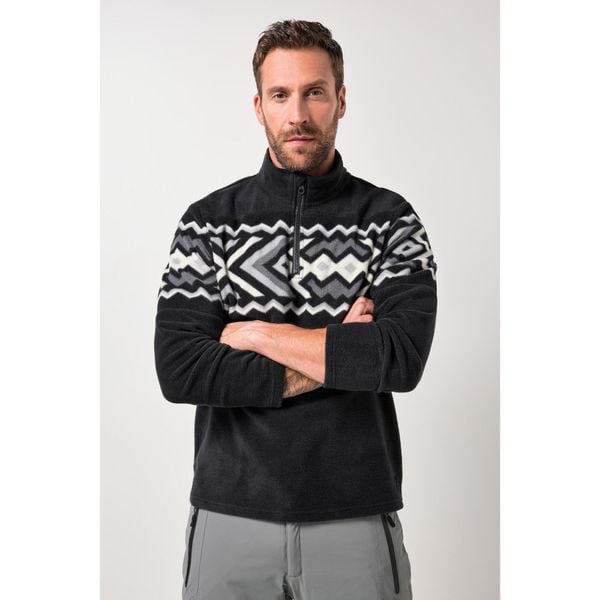 Męska Półgolf polarowy odzież narciarska ultralekki polar poziom 1. Czarna bluzy męskie JAY-PI, na zimę, m, bez wzorów, z materiału, bez kaptura. Za 279.99 zł.