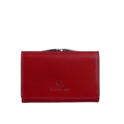 Czerwony damski portfel Canaletto ze skóry licowej – RFID, funkcjonalność i elegancja PD1224s8 RFID. Czerwone portfele damskie bez wzorów, ze skóry. Za 137.27 zł.