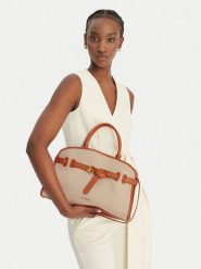 Coccinelle Torebka Ule Coccinellesabine E1 ULE 18 04 01 Beżowy. Brązowe torebki do ręki damskie Coccinelle, bez wzorów, z materiału, bez dodatków. Za 1,849.00 zł.