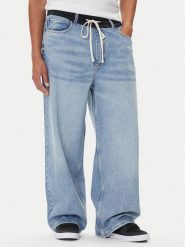 HUGO Jeansy Draisen 50541777 Niebieski Oversize. Niebieskie jeansy męskie Hugo. Za 509.99 zł.
