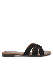 Lasocki Klapki ARENA RST-ARENA-47 Czarny. Czarne klapki damskie Lasocki, bez wzorów, ze skóry, bez obcasa. Za 119.99 zł.