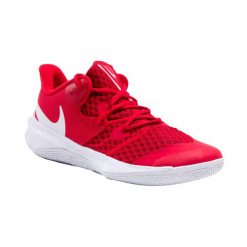 Buty do siatkówki Nike Zoom Hyperspeed Court. Czerwone buty sportowe męskie Nike, bez zapięcia, do piłki ręcznej, nike zoom. Za 309.99 zł.