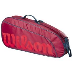 Torba tenisowa dziecięca Wilson Junior x3. Czerwone torby i plecaki dziecięce Wilson. Za 195.00 zł.