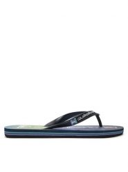 Quiksilver Japonki MOLOKAI STRIPE AQYL101361 XBBG Niebieski. Niebieskie klapki męskie Quiksilver, z syntetyku. Za 79.99 zł.