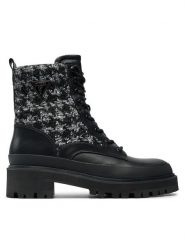 Guess Trapery Badany FLFBDN ELE10 Czarny. Czarne śniegowce i trapery damskie Guess, ze skóry. Za 589.99 zł.