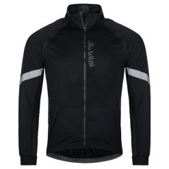 Męska kurtka softshell Kilpi ZAIN-M. Czarne kurtki męskie Kilpi, m, bez wzorów, z softshellu, bez kaptura. W wyprzedaży za 275.50 zł.