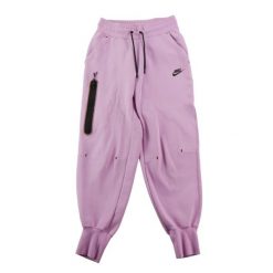 Second life - Spodnie dresowe damskie Sportswear Tech Fleece - Stan dobry. Czerwone spodnie sportowe damskie Nike, xs, bez wzorów, z dresówki, na fitness i siłownię. Za 164.76 zł.
