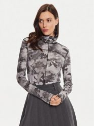 Karen by Simonsen Bluzka Rosalina 10105099 Szary Slim Fit. Szare bluzki damskie Karen by Simonsen, s, bez wzorów, z wiskozy, bez kołnierzyka, bez ramiączek. Za 169.99 zł.
