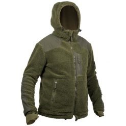 Polar barankowy Solognac 900. Brązowe bluzy męskie SOLOGNAC, l, bez wzorów, z polaru, bez kaptura. Za 299.99 zł.