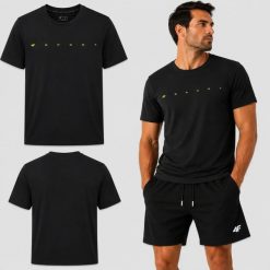 T-SHIRT MĘSKI 4F KOSZULKA BAWEŁNIANA SPORTOWA NA CO DZIEŃ M2661 SS26. Brązowe koszulki sportowe męskie 4f, m, bez wzorów, z bawełny, bez kołnierzyka, bez ramiączek, na fitness i siłownię. Za 126.00 zł.