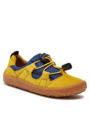 Froddo Sneakersy Barefoot Track G3130243-3 M Żółty. Żółte buty sportowe dziewczęce Froddo, bez wzorów, z materiału, bez zapięcia. Za 239.99 zł.