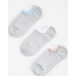 Skarpetki stopki 3 pack - Jasny szar. Skarpety damskie marki Reserved. Za 24.99 zł.