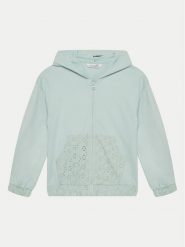 Coccodrillo Bluza WC4132402GEK Zielony Regular Fit. Zielone bluzy dla dziewczynek COCCODRILLO, bez wzorów, z bawełny, bez ramiączek, bez kaptura. Za 59.99 zł.