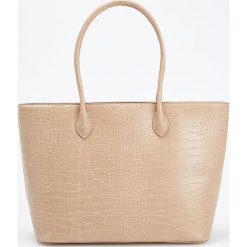 Torebka typu shopper - Beżowy. Torebki shopper damskie Reserved. W wyprzedaży za 79.99 zł.